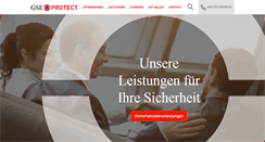 Desktop Screenshot of gse-protect.de